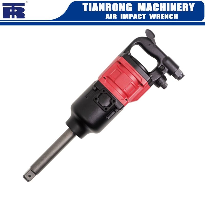 3000 N.M. koppel 1 inch Air Impact Wrench Op maat Beschikbaar 6 of 8 inch Anvil Lengte